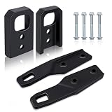 Fenglesha Front and Rear Tow Hooks Compatible with Toyota Tacoma 2024 2025 2026, Left and Right Black