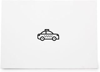 Taxi Cab Transport Logistics, quality rubber stamp, ideal for crafts scrapbooking invitations cards and tags CCSTA-20812