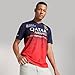 PUMA RCB 2025 Men's Replica Cricket Jersey, Navy-Flame Scarlet (US, Alpha, Medium, Regular, Regular, PUMA Navy-Flame Scarlet)