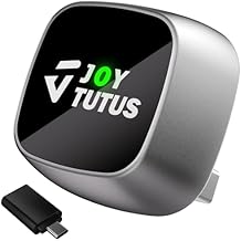 JOYTUTUS Wireless CarPlay Adapter, 2026 Upgrade Wired to Wireless for iPhone CarPlay & Android Auto, Adapter Compatible with USB A & USB C, Mini Cube Design for Cars with Built-in Wired CarPlay