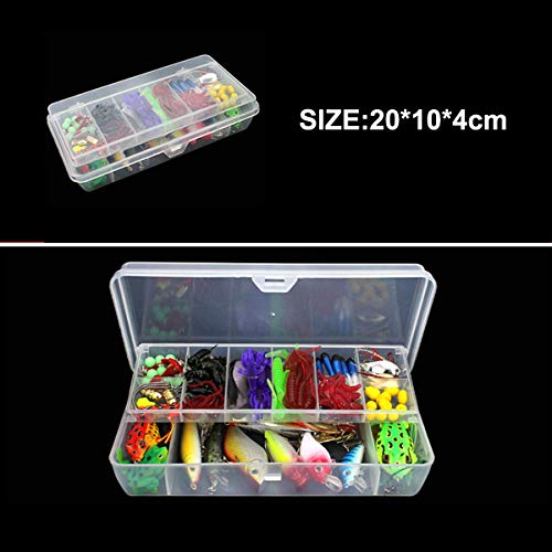 MKNZOME Set di esche artificiali rigide per pesca