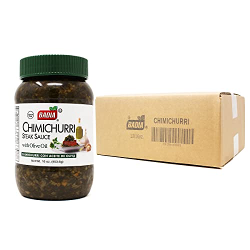 Badia Chimichurri Sauce, 16 Ounce (Pack of 12)
