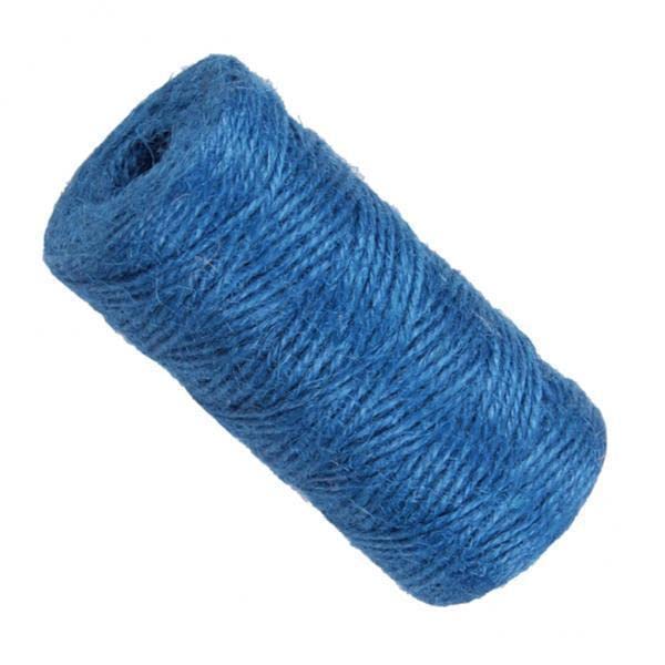 Hilo de yute teñido pack de 3 rollos para manualidades y proyectos de costura creativa