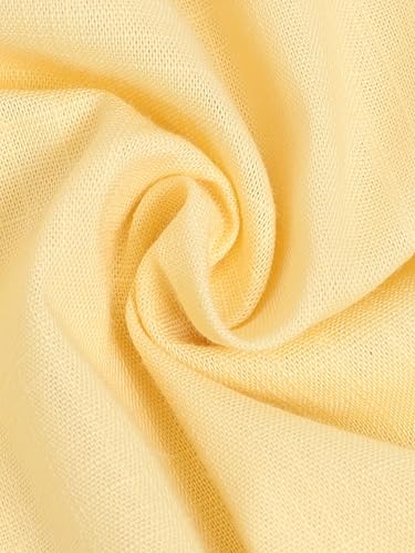 Image of StitchX Men's Full Sleeve Solid Casual Shirt Parmesan Yellow-S-2XL