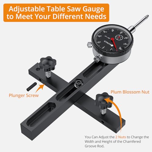 Neoteck NTK217-US 0-1 Inch/0.001 Inch Dial Indicator Table Saw Gauge Suitable thumb #4