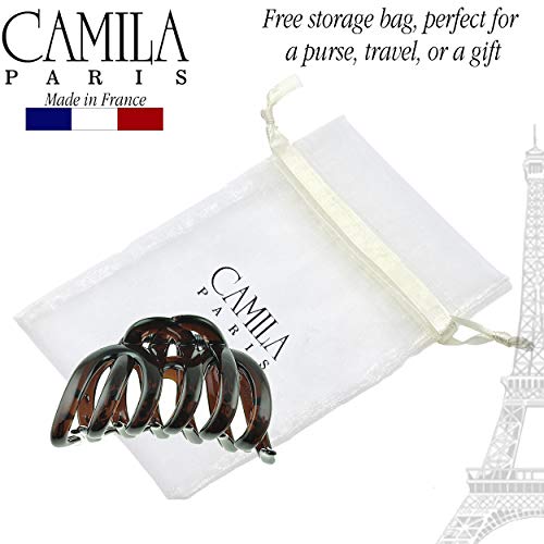 Camila Paris Ad718 French Octopus Hair Clip, Large Hair Clips For Thick Hair, Girls Big Hair Claw Clip For Long Hair, Durable Jaw Hair Clips For Women For Thick Hair Strong No-Slip Grip Made In France #TOP5