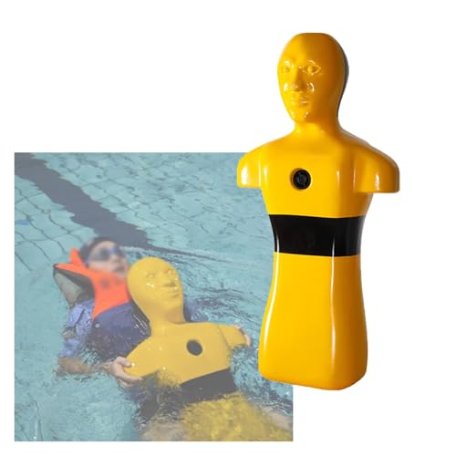 Muñeco para rescate acuático de 98 cm amarillo
