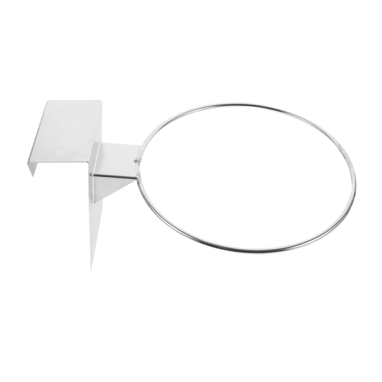 Porte serviettes mural Cabilock en acier inoxydable avec base carrée pour salle de bain