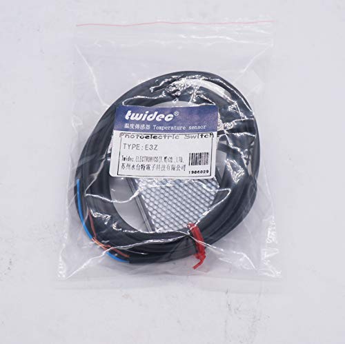 Twidec CA-E3Z-R61 0-2M Adjustable Indoor Wall Mounted Photoelectric Beam Sensor Npn (No Or Nc Switchable) Photoelectric Sensor Switch Proximity Switch 2M Line Cable Induction thumb #7