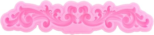 Miniatura 5 de Molde de silicona para fondant de encaje de estilo barroco, molde de filigrana para decoración de pasteles, decoración de cupcakes, caramelo de