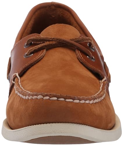 Sperry Men's Authentic Original 2-Eye Boat Shoe, TAN Nubuck, 6.52