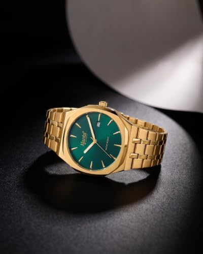 Image of Ajanta Quartz Vertex Dial Stainless Steel Date Display Watch for Men