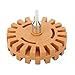 Rubber Eraser Wheel Adhesive Remover Tool, 4 Inch for Stickers Decals Pinstripes Tapes Glue Removes from Metal Glass Wood Fiberglass with Drill Mount Arbor