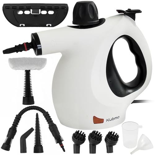 Handheld Multi-Surface Pressurized Steam Cleaner with 11 pcs Accessories, 15.2oz