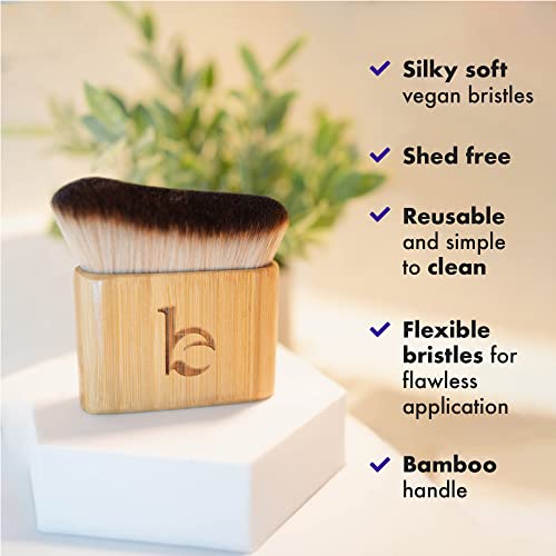 Kabuki Brush For Self Tanner Cream Bronzer Brush - Powder Foundation Brush For Powder Makeup - Stippling Brush Cream Blush Brush Liquid Foundation Brush For Face And Body #TOP3