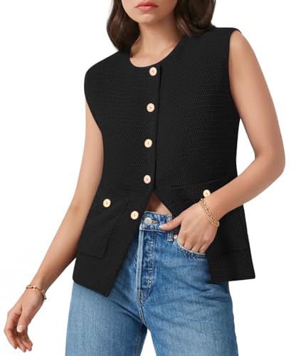 Yousify Button-Down Sweater Vest