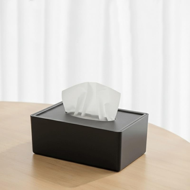 Cubierta de Caja de pañuelos Caja de cartón for habitación Hotel Minimalista y Duradera, Estilo Elegante