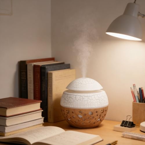 Mini humidificador aromaterapia 100ml difusor LED multicolor miniatura 5