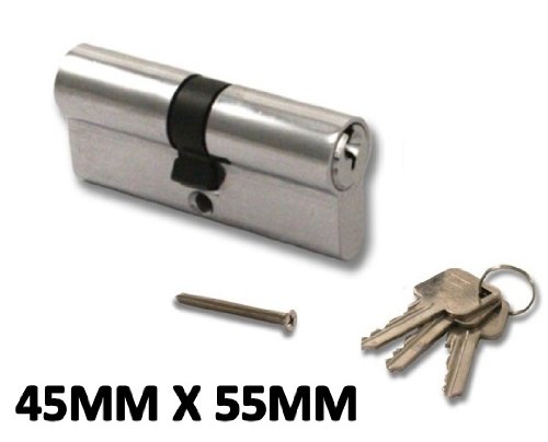 Preisvergleich Produktbild Hochsicherheitsschloss - Zylinderschloss mit Europrofil - Für Türen aus uPVC, Aluminium, Verbundmaterial - Schutz gegen Aufbohren - Alle Größen