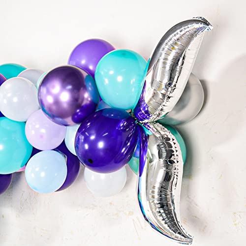 Mermaid Balloon Garland Kit,119Pcs Mermaid Tail Birthday Decorations Balloon For Girls Birthday Party, Wedding, Holiday Party,Ocean Under The Sea Theme Party (1#) #TOP2