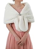 La cápsula de piel de boda tiene 5 colores para que elijas. Hay negro, blanco, gris, marrón y beige. Puedes elegir un color diferente según el color de tu ropa. Y el color real del chal será un poco más oscuro que la imagen.