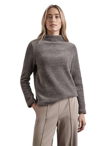 T-shirt aspect tricoté femme Street One marron chiné taille 36 A322505