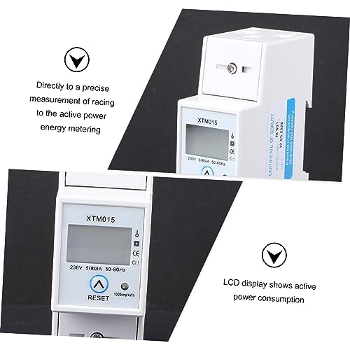 Compteur énergie électrique tableau modulaire rail DIN maison