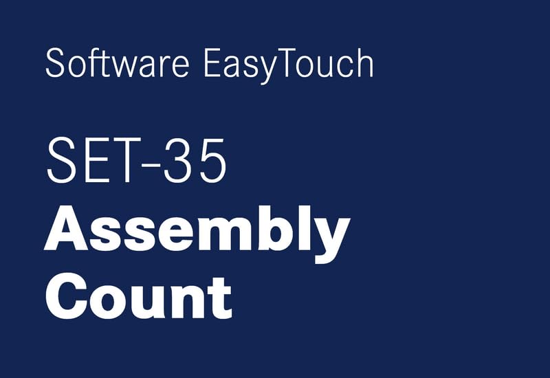 KERN SET-35 - Software EasyTouch Assembly count - Approntamento, La composizione e l’approntamento (prelievo) di una lista di pezzi, veloce, facile e senza errori
