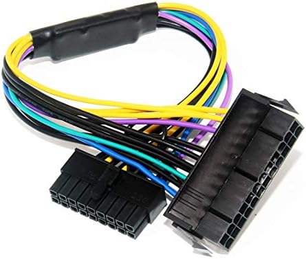 BLUEXIN 24 Pin to 18 Pin ATX PSU Power Adapter Cable for HP Z420/Z620 Workstation 12inch/30cm