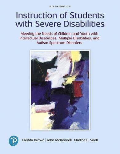 Instruction of Students with Severe Disabilities, Pearson eText ...