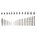 IRWIN Tools Hanson Screw Extractor and Drill Bit Set, 35 Piece, 11135ZR