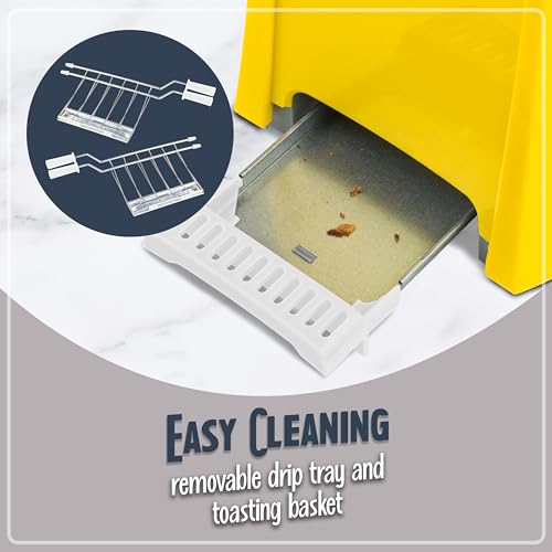 image for Nostalgia Grilled Cheese Toaster with Easy-Clean Toaster Baskets and A