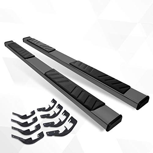 Estribos acero inoxidable negro 5" para Silverado Sierra miniatura 2