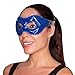 Gel Eye Mask with Eye Holes- Hot Cold Compress Pack Eye Therapy | Cooling Eye Mask for Puffy Eyes, Dry Eyes, Headaches, Migraines, Dark Circles, Sinus - Reusable Eye Face Mask | Ergo Gel Bead (Blue)
