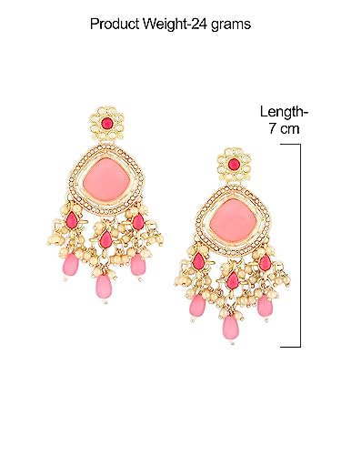 Austrian Diamond Dangle Earrings - ZPFK16186