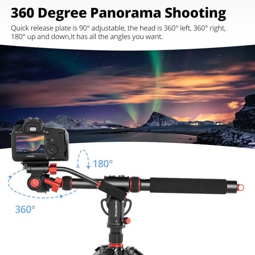 Image of AMBITFUL 42 inch Tripod Extension Arm Heavy Duty Aluminum Horizontal Boom Arm