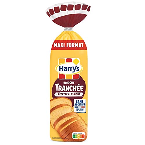 HARRY'S BRIOCHE TRANCHÉE RECETTE CLASSIQUE SANS ADDITIFS MAXI 680G, HARRYS, LOT DE 3