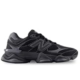 New Balance U9060 Baskets Unisexes | Noir 44,5 EU | Semelle intermédiaire en EVA Confortable avec ABZORB | Cuir Robuste et Cordura | Chaussures de Loisirs élégantes pour Homme et Femme