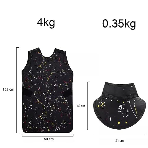 Lead Apron Avental de chumbo de raios X 0,5mmPbX e colar de tireoide, usado em hospitais para animai