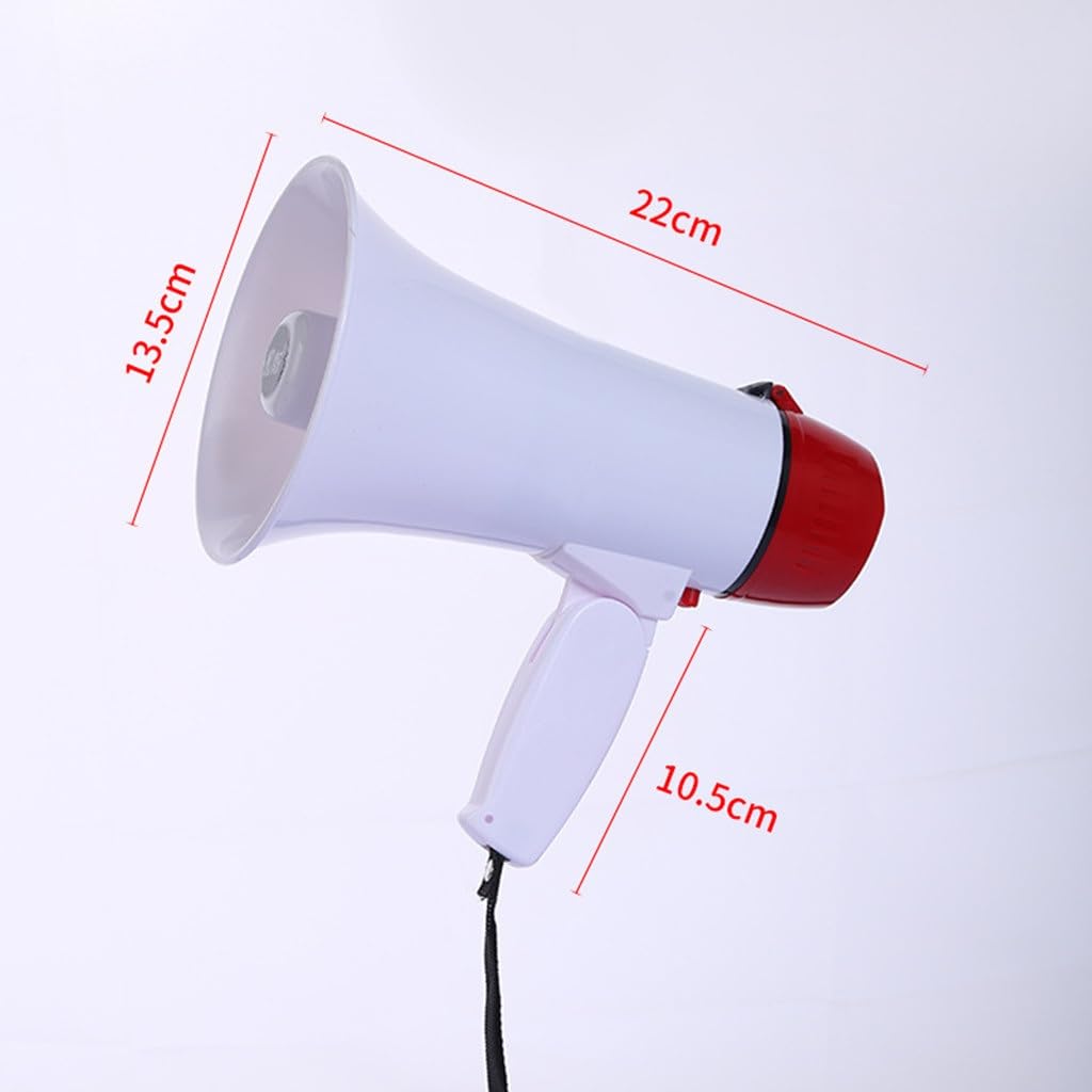 Altavoz De Mano Puesto De Venta Ambulante Potencia Grabación Propaganda Al Aire Libre Portátil