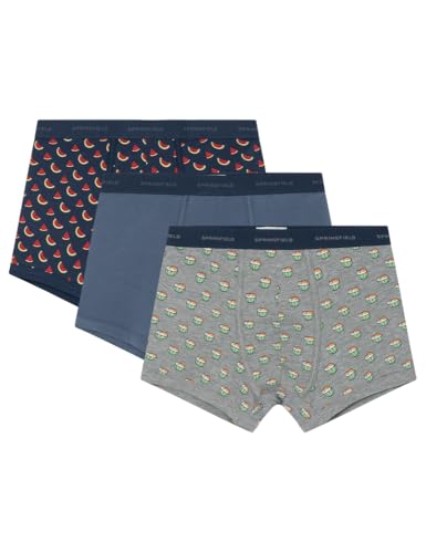 Boxer Springfield pack de 3 calzoncillos de algodón con estampado de sandías para hombre