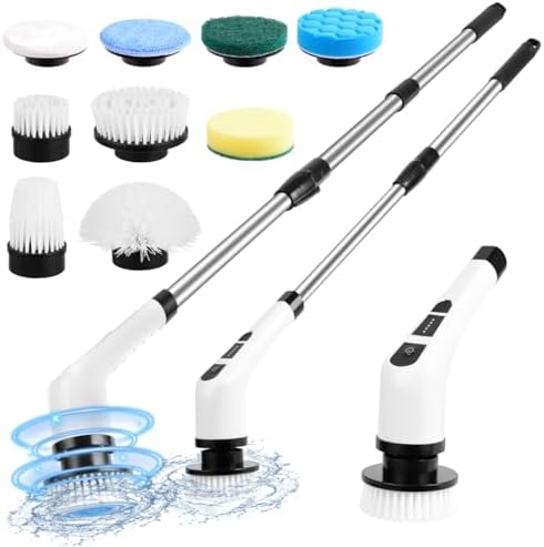 Limpiador giratorio eléctrico, limpiador giratorio inalámbrico pa...