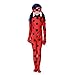 KN Halloween Cosplay Ladybug Kid Costumes Chlid Little Beetle, Red, Size Medium