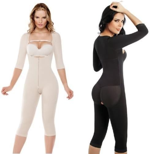 Fajate Fajas Colombianas Post-Surgery Full Body Arm Shaper Powernet Girdle 295