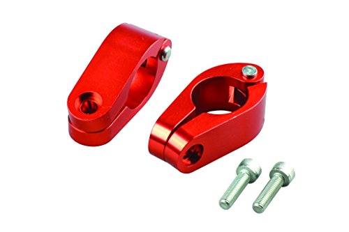 ポッシュ バイク用品 バイクハンドルブレース クランプ 22.4mm ディープオレンジ クイックリリース 090167-14