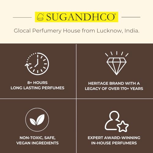 SUGANDHCO Taazgi Chandan | Soft, Sweet, Sandalwood Scent for a refreshing experience | Water Compound 50ml - Image 4