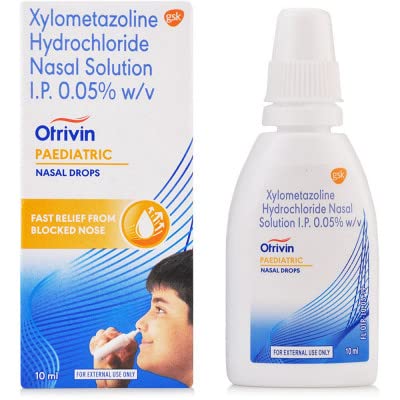 OCTRIVIN PAEDIATRIC NASAL DROPS(PACK OF 12 X 10 ML +FREE MASK)