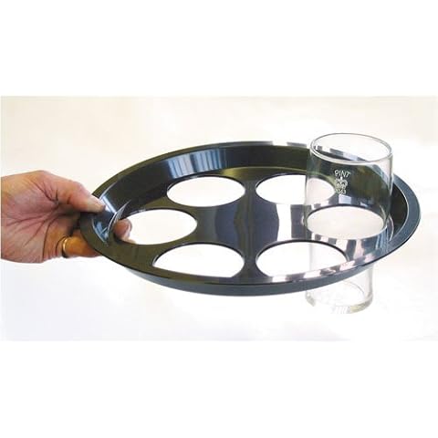 Glass Caddy, Will Hold 6 Pint Glasses Tray Cover