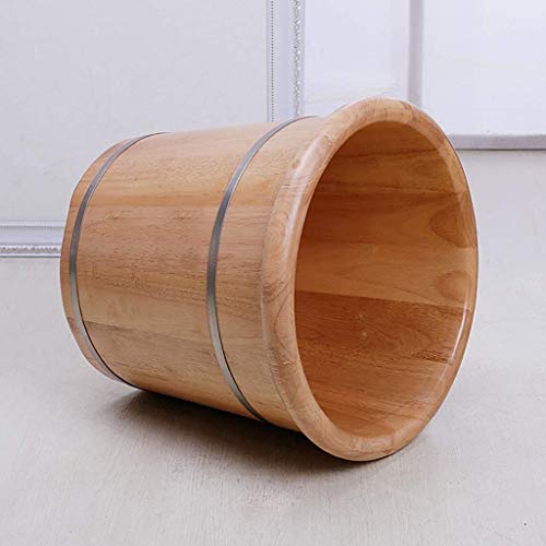 Cubeta de madera para baño de pies spa salud y relajación miniatura 3