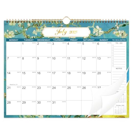 Artfan Calendario 2024-2025, calendario 2024-2025 Reino Unido de julio de 2024 a diciembre de 2025, calendario mensual 2024-2025, 14.8 x 11.5 pulgadas, perfecto para planificar y organizar tu hogar y